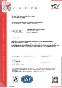 Zertifikat EN ISO 500001_2018